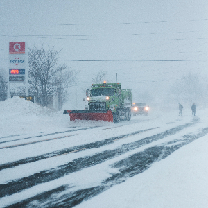 snow plowing in Winfield IL